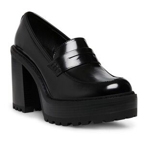 Madden Girl “Kassidy”  heel penny loafer